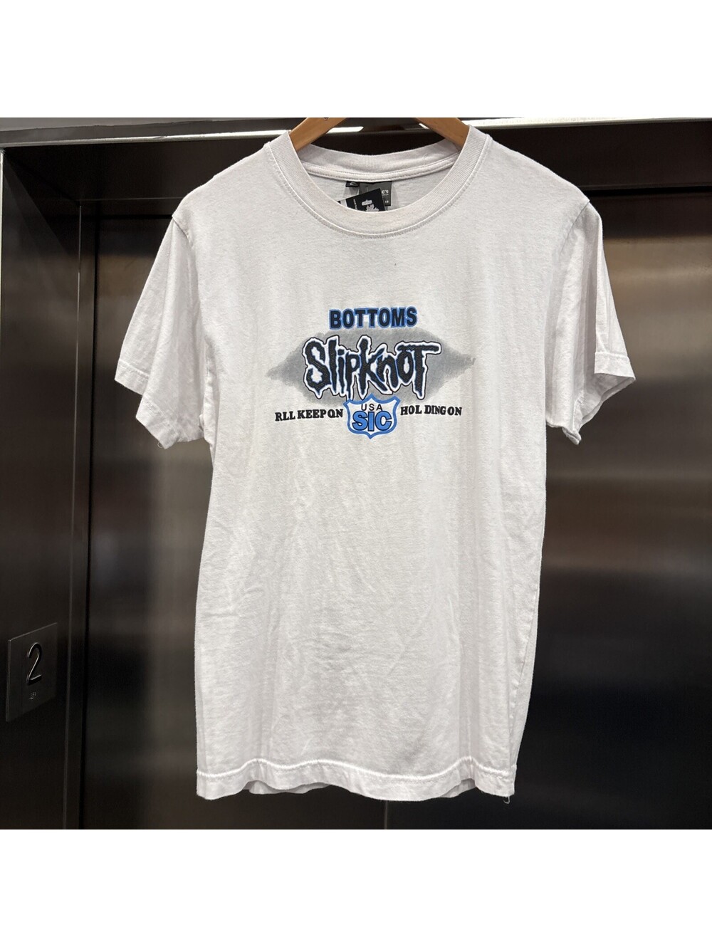 Vintage 00’s SLIPKNOT Bottoms USA SIC T-Shirt Sz L
